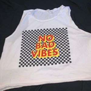 Checkered crop top